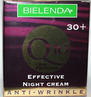 Anti Wrinkle Q10 + Bio Peptides 30+ Effective Night Face Cream 1.7 oz