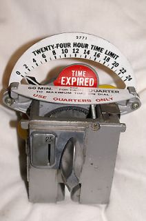PARKING METER TIMER MECHANISM 24 HS COLLECTIBLE CLOCK NY CAR lot3