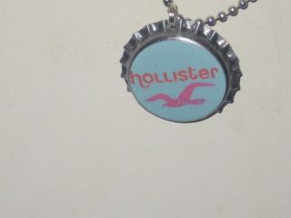 Hollister Necklace Leather Necklace Choker Eagle Head Pendant NWT