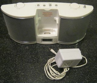 Emerson Research Ipod Docking Speakers Charger Alarm Radio