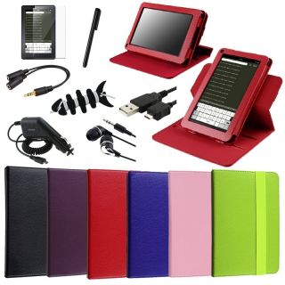 PU Leather Case/Car Charger/Stylus For  Kindle Fire 7