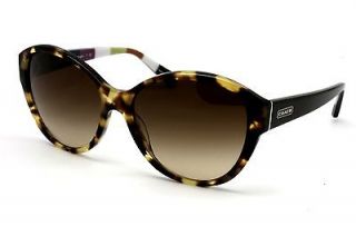 COACH Sunglasses Brand New Authentic HC 8007 504513 ABIGAIL L011 Brown