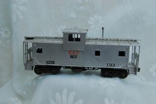 Vintage Train O Gauge Silver Gray Caboose c1940 #x390