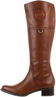 Etienne Aigner Womens Chastity Riding Brown Banana Bread Leather Boot