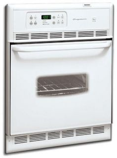 Frigidaire 24 White Single Electric Self Cleaing Wall Oven FEB24S5AS