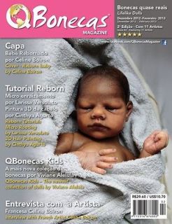 QBonecas Magazine Issue#2   Lifelike doll , Reborn baby doll, OOAK.