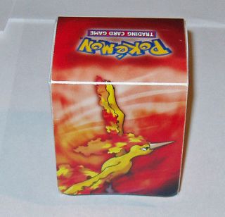 Pokemon 2005 Collectible Empty MOLTRES DECK BOX Card Holder RARE