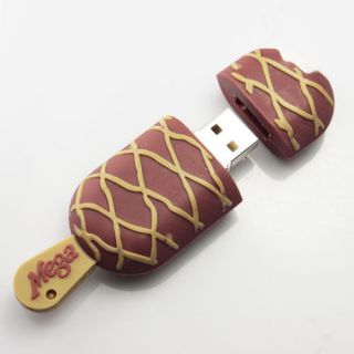 Sweet Cool Ice Cream Shape 4GB 8GB 16GB USB Flash Memory Thumb Pen