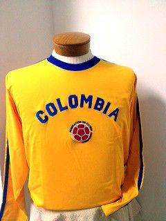 COLOMBIA Jersey T SHIRT POLO SOCCER FUTBOL STILE UNISEX GIFT