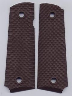 US M1911 BROWN REPLACEMENT PISTOL GRIPS FOR COLT .45(A 220)