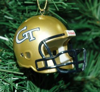 Georgia Tech Football Helmet Christms Ornament