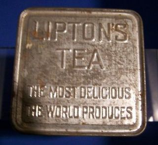 VINTAGE LIPTON TEA TIN