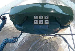 Vintage Princess Telephone Push Button Teal Green Made in USA Working