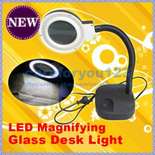 Table Desk Lamp Light Magnifying Glass Magnifier Desk Magnifying LED