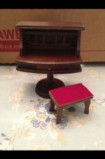 Dollhouse Miniature Desk/Armoire 