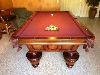 Imperial International Nantucket Pool Table in Antique Walnut Finish