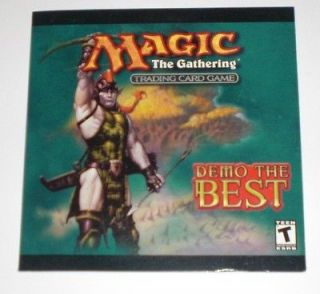 MAGIC the GATHERING Trading Card Game PC CD ROM disc Promo for game