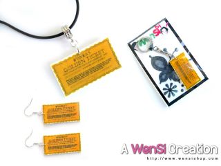 Willy Wonka Accessories Golden Tickets