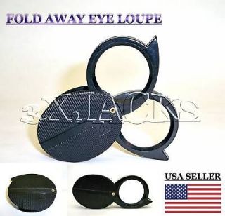 10x 5x POCKET LOUPE MAGNIFYING GLASS NEW FAST SHIPPING