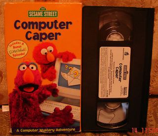 Sesame Street Computer Caper vhs Video~Educational Very Rare & Hard To