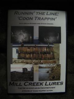 RACCOON TRAPPING DVD   RUNNIN THE LINE 2  NIGHT VISION MAKE SOME