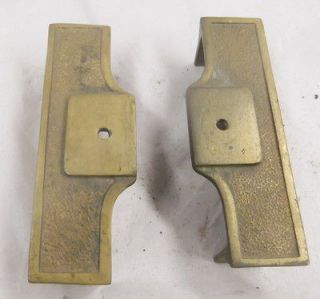 Original pair of cash register top corner brackets bronze 313, 317 etc