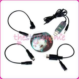 USB Flight Simulator FMS Cable RC Helicopter Controller