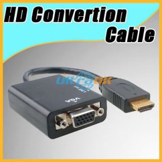 VGA/Audio Male to VGA Female Converter Box Adapter With Audio Cable