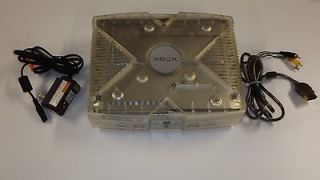 Original Xbox Crystal Translucent Limited Edition Game Console NTSC