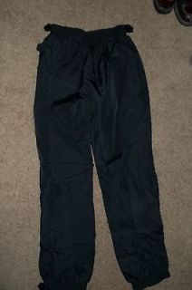 columbia pants jogging windbreaker mint black womens m med 100