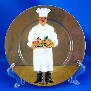 Collection MARCHE AUX FLEURS 7.75 in. Salad Plate BOUILLABAISSE Chef