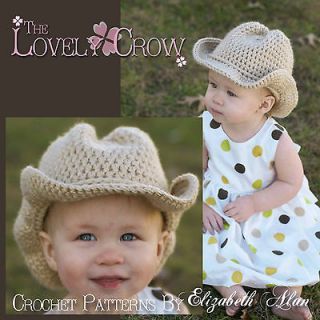 Newly listed Crochet Pattern Cowboy Hat Boot Scootn Cowboy Hat
