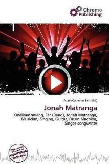 Jonah Matranga by Bert, Adam Cornelius [Paperback]