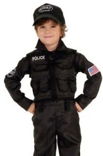 Kids SWAT Police Cop Outfit Halloween Costume
