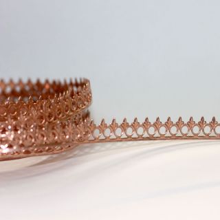 3ft Jewelry Making Pure Copper 3214 Gallery Wire Bezel Fancy Strip