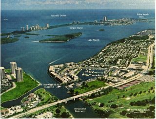 North Palm Beach, FL   North Palm Beach Marina   Aerial View