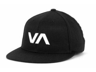 RVCA Sluggers Flatbill Stretch Flex Cap Hat Retail $32