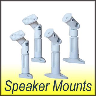 New White Wall Ceiling Speaker Mounts HOME THEATER SURROUND
