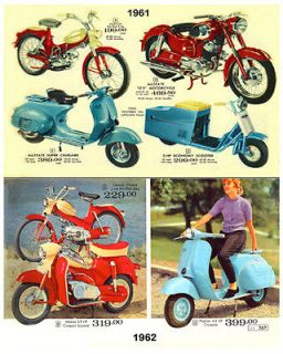 Vintage 61/62  Allstate Scooter Moped cataloge ad