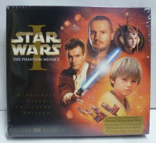 Episode I The Phantom Menace Widescreen Brand New VHS With Film Cell