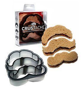 & Friends CRUSTACHE Mustache Shaped Crust Sandwhich & Cookie Cutter