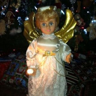 Newly listed Vintage Animated Angel Figure Holiday Decor
