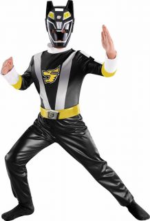 Power Rangers RPM Black Ranger Costume Size 10 12 Large New Standard L