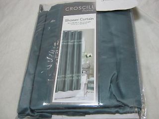 NEW Croscill Home Sequin Shimmer MineraleFabric Shower Curtain 70x72