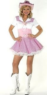 Dolly Parton Cowgirl Fancy Dress Costume & Hat UK 10 12