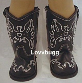 Newly listed Black Cowboy Boots for American Girl Doll VALUE SELECTION
