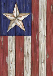 BARN Star RED Blue STRIPED White Star BOARD 0331# New Large Flag