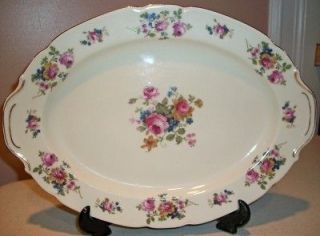 Stunning Serving Platter   Victoria Czechoslovakia 40s