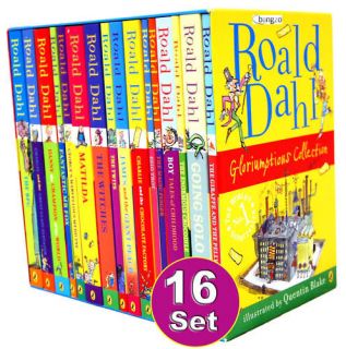 Roald Dahl Childrens 16 Book Collection Box Set