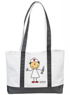 Nurse / Nurses Tote Bag  Cute Prints Stick Nurse Dotty Nurse Betty